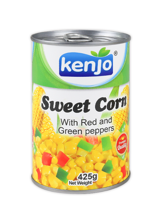 Sweet Corn With Red and Green peppers