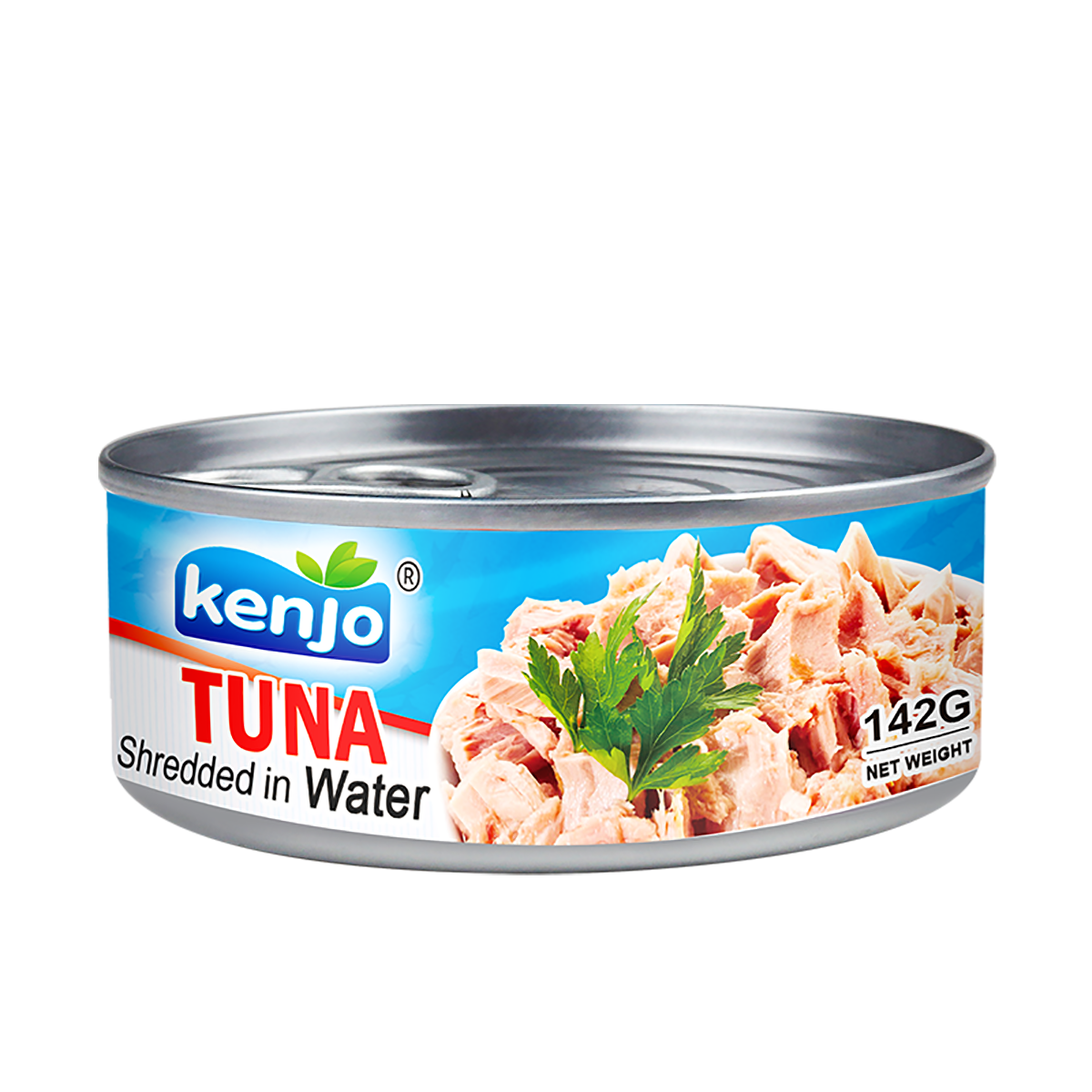 Tuna shredded in water